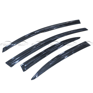 Visor de ventana Sun Rain Guard Escudo de fibra de carbono Visor de puerta de inyección para Honda Civic Type R <span class=keywords><strong>2009</strong></span> + - Product Image 2