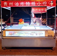 Pendingin Salad pintu kaca lemari es kulkas, Counter Top Freezer portabel komersial kecil, pendingin Salad untuk Display
