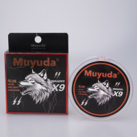 Ligne de pêche tressée Muyuda Brand 9X Strong 100m, haute ténacité, durable, haute qualité, ligne flottante, haute sensibilité à la pêche