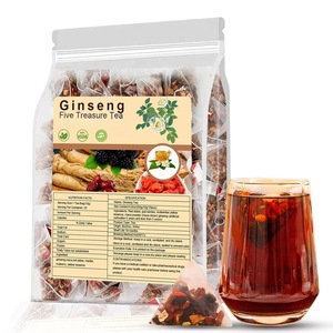 Mezclado Five Treasure Ginseng Sabor Té suelto Premium <span class=keywords><strong>Health</strong></span> Tea Sachet Box-Procesamiento crudo empaquetado - Product Image 6