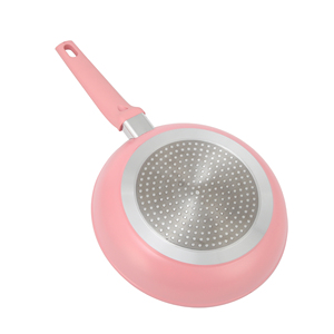 Juego de ollas y <span class=keywords><strong>sartenes</strong></span> Pink Kitchen de 7 piezas, antiadherentes, de aluminio forjado, aptas <span class=keywords><strong>para</strong></span> inducción, con tapas. - Product Image 5