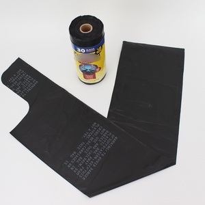 Household Custom Heavy Black Plastic Water Proof Garbage Bag Kitchen Trash Bag - Product Image 5