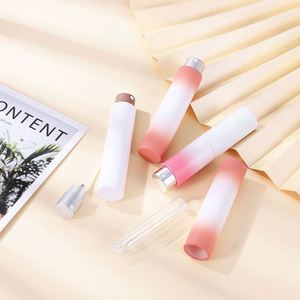 Long Lasting Gradient Color 8Ml 10Ml <b>Mini</b> Pump Sprayer Aluminum Glass Inner Refillable Travel Perfume <b>Bottle</b> for Personal Care - Product Image 1