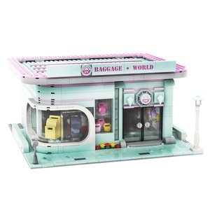 Bloques de Construcción Personalizados de Fábrica OEM, Decoración de Escritorio, Ladrillos de Construcción, Mundo de Equipaje, Juguetes de Ensamblaje DIY para Niños - Product Image 1