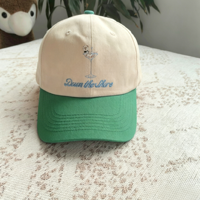 Gorra de Béisbol Estilo Dad Hat, de Sarga de Algodón, Bicolor, de 6 Paneles, Sin Estructura, con Hebilla Metálica Ajustable, Estilo Chino, Casual, para Golf
