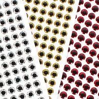 Grande pastille oculaire 3D Luya pour animaux, 11/12/13/14/15/16mm, en PP, pour appâts vivants, pour leurres bioniques, adaptée aux poissons de rivière et d'eau salée