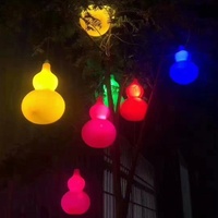 Guirlandes lumineuses de Noël d'extérieur imperméables, formes de gouttes d'eau, étoiles, lunes, style chinois, LED blanc chaud, décoration de paysage d'arbre