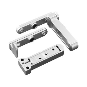 Bisagras ocultas de aleación de zinc para puertas de madera, capacidad de carga de 70 kg, pivote inferior ajustable y giratorio - Product Image 3