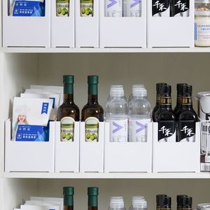Storage Boxes <b>Bins</b> Rectangle 10-20 L Standing Type PP Plastic Cube Storage <b>Bins</b> <b>Kitchen</b> Condiment Desktop Organizers - Product Image 4