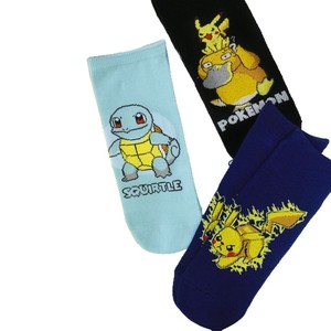 Pikachu Cartoon Ankle <b>Socks</b> For Men Breathable <b>Polyester</b> Mesh Short <b>Socks</b> Youth Size 17cm Yellow Anime Pattern - Product Image 4