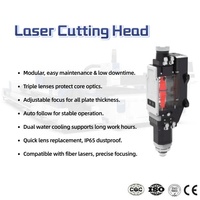 Mesin Pemotong Laser Serat 3kw 6kw 12kw Dapat Memotong Logam Konduktif Murah Ekonomis Berpendingin Udara