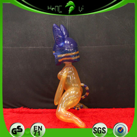 Poupée Chatte Gonflable Transparente en PVC Orange, Personnage de Dessin Animé, Figurine Chatte Personnalisée Claire et Durable pour Fête