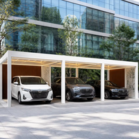 Pergola en aluminium à lames orientables, imperméable et motorisée, pour patio, restaurant, café, extérieur