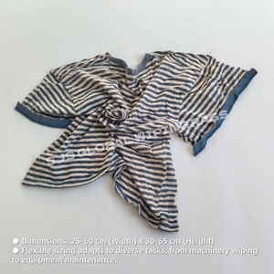 Chiffons de nettoyage anti-rayures 10kg 25kg, chiffons en T-shirt 100% coton pour le nettoyage - Product Image 3