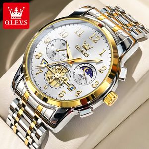 Reloj de Pulsera Personalizado para Hombre, 2900 Oem, de Acero Inoxidable, Tourbillon, Deportivo, Resistente al Agua, con Fase Lunar, de Cuarzo - Product Image 2