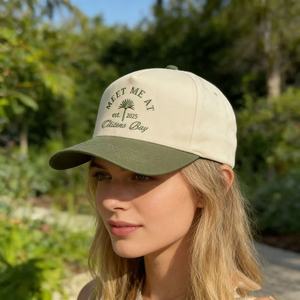 Gorra Trucker Verde Salvia con Logotipo Personalizado Bordado, Estilo Vaquero, Dos Tonos, Recuerdos de Boda Vintage, Unisex, Gorra de Béisbol de 5 Paneles con Cierre a Presión - Product Image 1