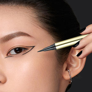 Eyeliner liquide à pointe fine en coton, imperméable, séchage rapide, personnalisable en petites séries, stylo colle or/<span class=keywords><strong>argent</strong></span>, marque privée - Product Image 3