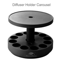 Diffuseur d'arômes électrique pour aromathérapie, porte-huiles essentielles, carrousel en bambou pour utilisation en voiture