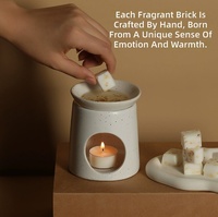 Venta al por Mayor de Velas Aromáticas de Soja Hechas a Mano, con Aroma a Plantas, Fragancia Duradera, No Tóxicas, Decoración Moderna para el Hogar, Acción de Gracias, Diwali