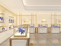 Myshine Custom Modern Luxus LED-Beleuchtung Schmuck Vitrine Zähler Kreative Anzeige für Einzelhandel geschäfte Showroom Display Showcase