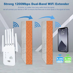 Repetidor Wifi de banda Dual de 1200Mbps, extensor de largo alcance de 2,4G, amplificador de señal 5G, repetidor WiFi - Product Image 3