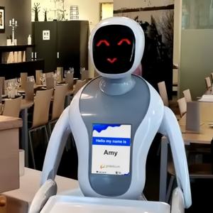 Robot de Interacción Inteligente Uwant con Reconocimiento Facial, <span class=keywords><strong>Asistente</strong></span> de <span class=keywords><strong>Marketing</strong></span>, Robot IA para Recepción, Robots Comerciales de Recepción - Product Image 3