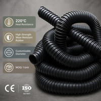 Manguera de Goma Fengshen, Manguera de Escape para Automóviles, Accesorios para Extracción de Gases de Escape, Certificación CE