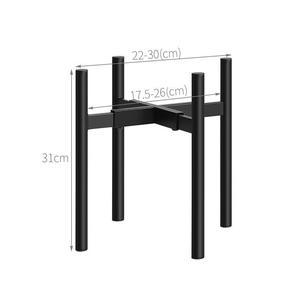 Soporte Retráctil para Plantas de Hierro Forjado, Soporte Desmontable para Macetas de Piso para Sala de Estar, Balcón, Interior - Product Image 6
