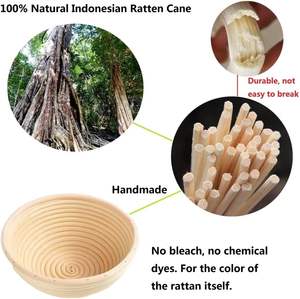 Panier à pain européen en rotin / Paniers de rangement naturels tressés en corde de rotin 2026 - Product Image 4