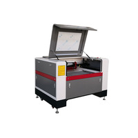 Machine de gravure et de découpe au laser CO2 6090 avec caméra CCD, refroidie par eau, 3 axes, pour le bois et le caoutchouc