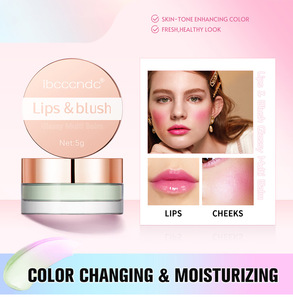 <span class=keywords><strong>Baume</strong></span> à lèvres et joues changeant de couleur personnalisé OEM ODM, sensible <span class=keywords><strong>au</strong></span> <span class=keywords><strong>pH</strong></span>, brillant magique, multi-<span class=keywords><strong>baume</strong></span> pour tous les tons de peau, imperméable, longue tenue - Product Image 5