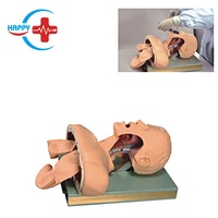 Modelo Avanzado de Manejo de Vías Aéreas HC-S032, Maniquí de Entrenamiento de Intubación Traqueal con Alarma