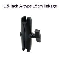 Support de fixation robuste pour caméra d'action, tablette industrielle, voiture, tablette, ordinateur portable, compatible avec rotule de 1,5 pouce, tige de connexion de 15 cm