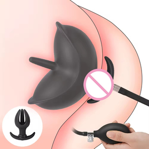 <span class=keywords><strong>Fleur</strong></span> bourgeon gonflé Plug Anal pompe séparée extensible gros godemichet Anal masseur de Prostate dilatateur d'<span class=keywords><strong>anus</strong></span> jouets sexuels anaux pour hommes femmes - Product Image 1