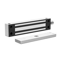 Cerradura Electromagnética de Alta Resistencia Antirrobo de 500 kg, para Puerta Simple o Doble, Control Eléctrico, Resistente al Agua