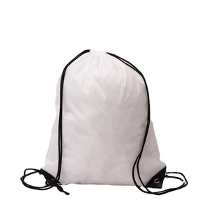 Customized logo Polyester Drawstring Bag Advertising Drawstring Outdoor Sports Backpack Bag