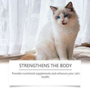 Masticables para aliviar <span class=keywords><strong>pulgas</strong></span> y garrapatas en gatos, soporte para alergias en la piel con picazón, fórmula suave con zinc y curcumina para gatos - Product Image 3