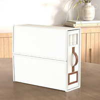 ZenStorage Lot de 12 Organisateurs de Rangement en Tissu Pliables Anti-Poussière pour Draps de Lit King/Queen Size, Design Moderne, Beige