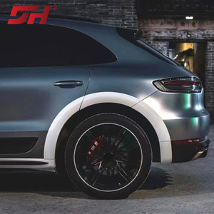 Parafanghi Stile TKT di Alta Qualità, Materiale PU, Colore Nero, Ricambio per <span class=keywords><strong>Macan</strong></span> 2014-2021, Parti Auto - Product Image 2