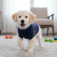 Vêtements en tricot pour animaux de compagnie à thème en gros, chandail pour chien et chat, Halloween, design de citrouille festif, 3D EMB, vêtements décontractés confortables pour les journées d'automne
