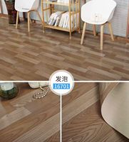 Meistverkaufte 0,9MM Holzdesigns PVC-Schaumstoff-Bodenbelag PVC-Bodenbelagsrollen für den Innenbereich