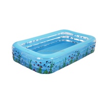 28106 8 Fuß 244*61cm runde Form Tragbarer großer aufblasbarer Außen pool für Kinder