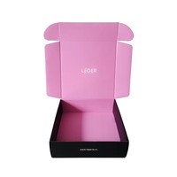 Boîtes d'expédition en carton ondulé colorées personnalisables avec impression CMJN, livraison rapide, boîte d'expédition personnalisée avec logo – Vente chaude