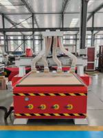Machine de découpe CNC multi-tête 3 axes pour le travail du bois 220v 380v 1313/2513 3D CNC sculpture Machine de routeur en bois