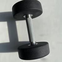 Peralatan Gym Dumbbell dilapisi karet/PU/CPU/Gym komersial
