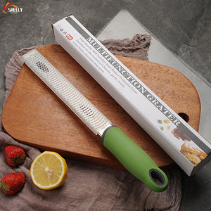 Râpe multifonctionnelle manuelle en acier inoxydable XL pour fruits, fromage, chocolat, <span class=keywords><strong>zeste</strong></span> <span class=keywords><strong>de</strong></span> <span class=keywords><strong>citron</strong></span>, facile à utiliser - Product Image 5