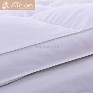 Cubrecolchón <span class=keywords><strong>de</strong></span> <span class=keywords><strong>Plumas</strong></span> <span class=keywords><strong>de</strong></span> <span class=keywords><strong>Ganso</strong></span>, Cubrecolchón <span class=keywords><strong>de</strong></span> <span class=keywords><strong>Plumas</strong></span> Queen con Correas, Ultra Suave, con Tela <span class=keywords><strong>de</strong></span> Algodón Orgánico - Product Image 5