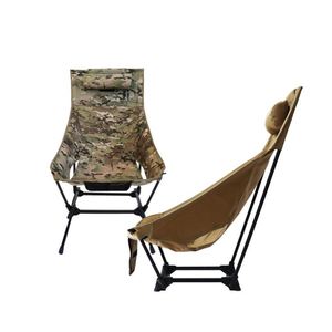 Silla Plegable Portátil Ultraligera de Aluminio para Camping, Playa, Gimnasio, Dormitorio, Taller, con Respaldo - Product Image 3