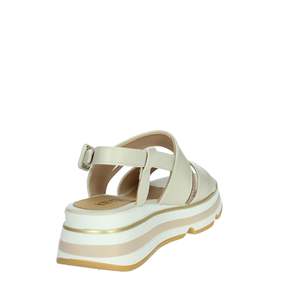 Sandalias de Plataforma con Tiras para Mujer, Modelo K-11010, Color Blanco, Estilo Veraniego - Product Image 3