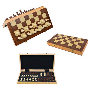 Pièces d'échecs en <span class=keywords><strong>bois</strong></span> King de 2,2 pouces, pièces d'échecs en <span class=keywords><strong>bois</strong></span> de tournoi Staunton, jeu d'échecs en boîte, figurines de <span class=keywords><strong>pions</strong></span> pour le <span class=keywords><strong>backgammon</strong></span>, pièces d'échecs - Product Image 3
